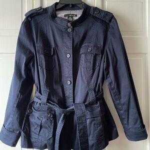 Willi Smith Navy Utility Jacket